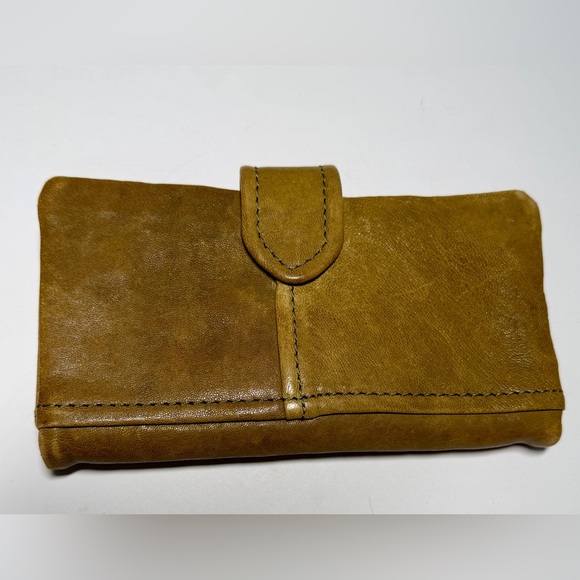 Vintage Fossil Olive Green Soft Leather Wallet - Picture 13 of 15